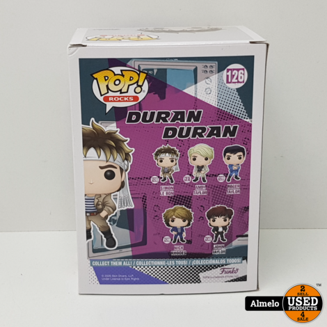 Funko Pop Duran Duran Simon Le Bon 126