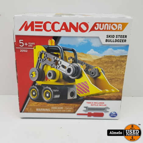 Meccano Junior - S.T.E.A.M.-bouwpakket Steer Bulldozer| Nieuw |