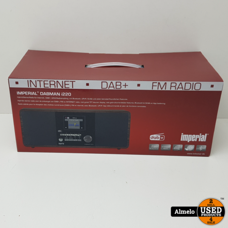 Imperial Dabman i220 BT - DAB+ / FM Internet radio met bluetooth | Nieuw Geseald