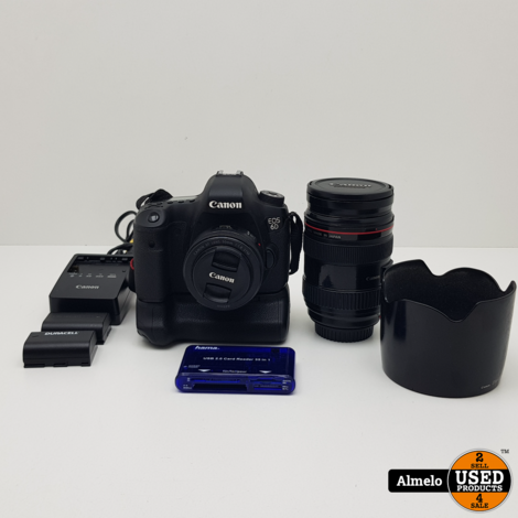 Canon EOS 6D Met 2 Lenzen