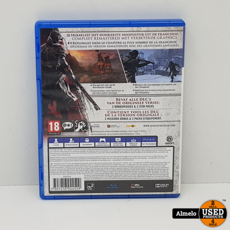 Sony playstation 4 Assassins creed rogue remastered