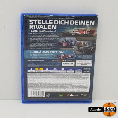 Sony Playstation 4 F1 2019 Duits