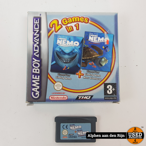 Finding nemo + Finding nemo: meer avontuur GBA