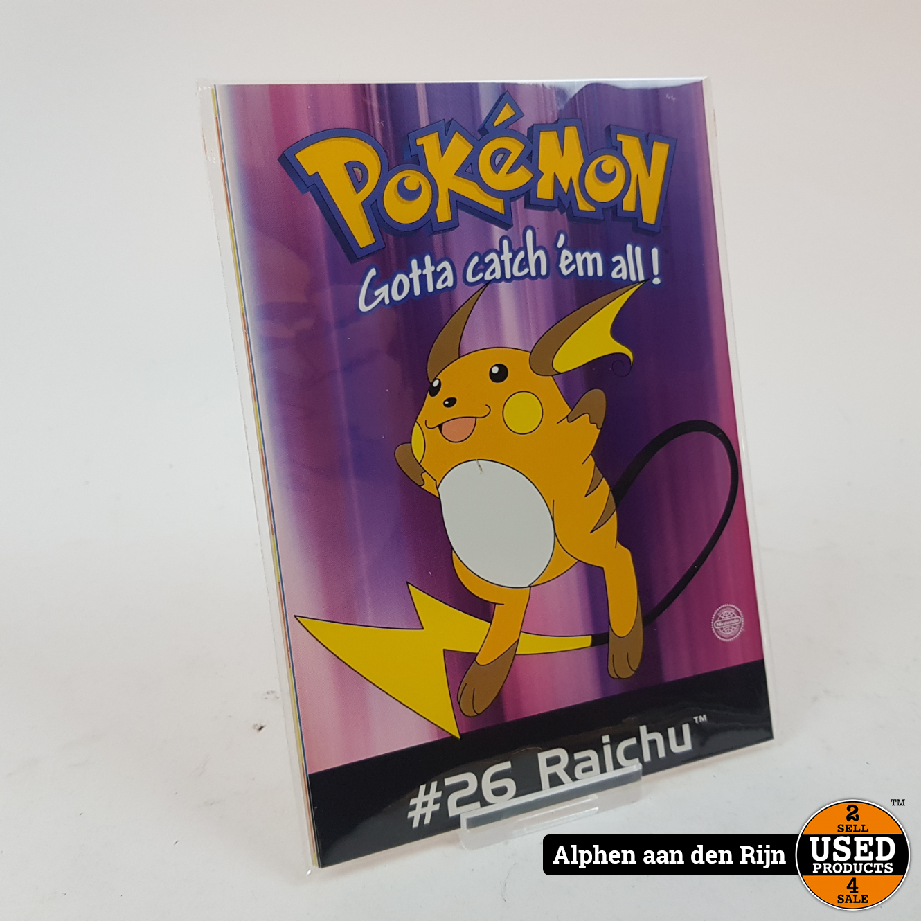 lid Wieg doe niet Pokemon kaarten - wenskaarten Origineel Nintendo 1998 - Raichu - Used  Products Alphen aan den Rijn