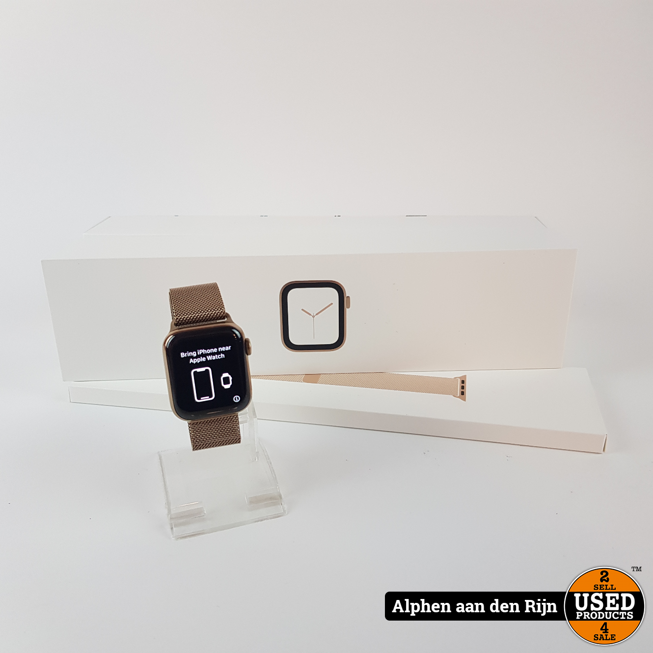 Apple Watch Series 4 Gold Stainless Steel 40mm GPS + Cellular - Used  Products Alphen aan den Rijn