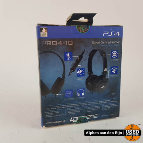 PRO4-10 Stereo Gaming Headset Zwart || Nieuw in doos