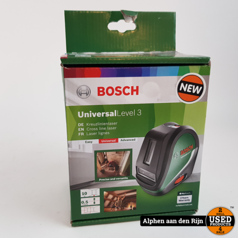 Bosch Universal Level 3 kruislijnlaser || Nieuw in doos
