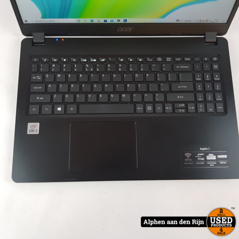 Acer Aspire 3 Laptop W10 || 128GB SSD || i3-10e gen
