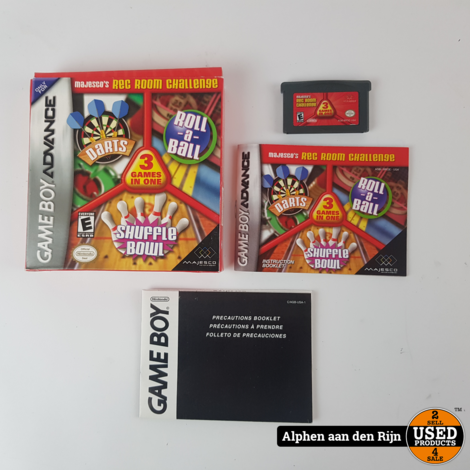 3-in-1 Rec room challenge GBA CIB