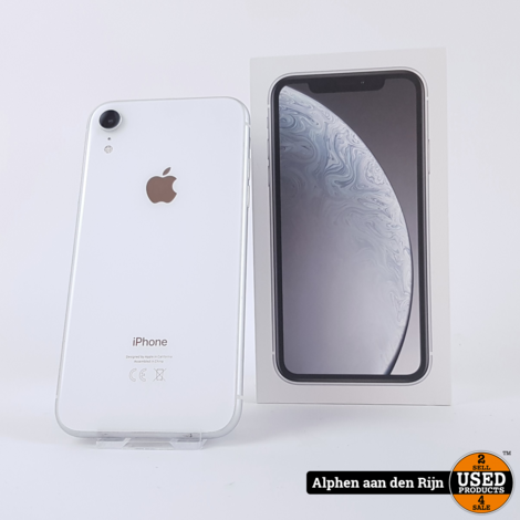 Apple iPhone Xr 64gb White || 3 maanden garantie