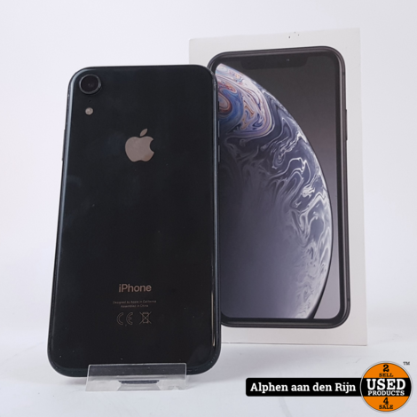 Apple iPhone Xr 256gb Black || 3 maanden garantie