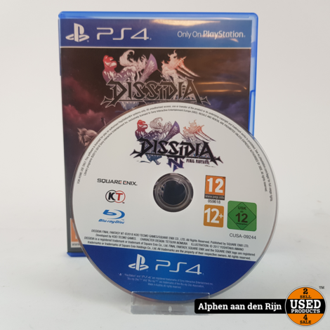 Dissidia Final Fantasy NT ps4