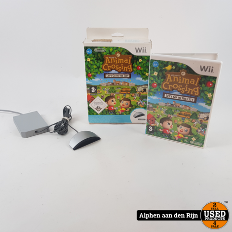 Animal Crossing let's go to the city Nintendo + wii speak