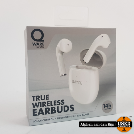 Qware True wireless earbuds white