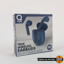 Qware True wireless earbuds blauw