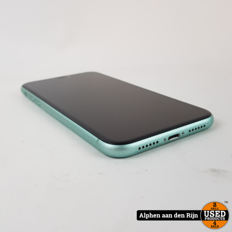 Apple iPhone 11 64gb groen 100%