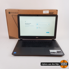 Acer Chromebook 15 CB3-531 + Doos en Adapter