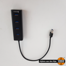 Sharkoon 4-Port USB 3.0 Hub || 1 maand garantie