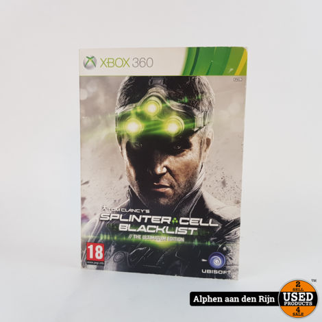 Splinter Cell Blacklist Ultimatum Edition Xbox 360 -zonder watch