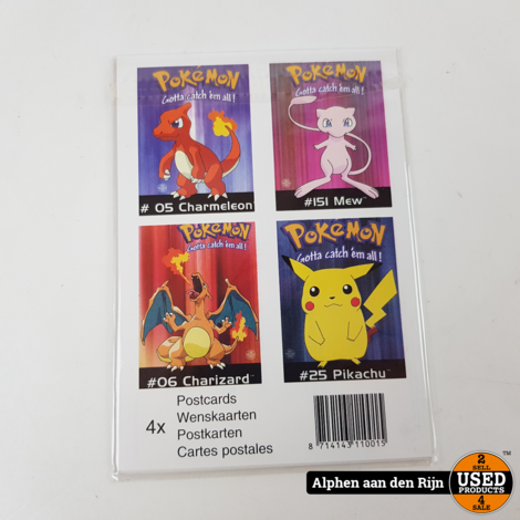 Pokemon kaarten - wenskaarten Origineel Nintendo 1998 - Mew