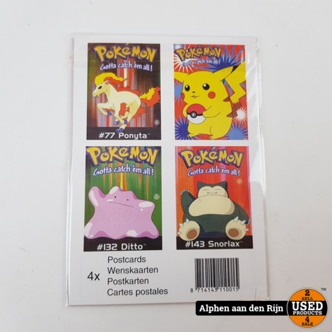 Pokemon kaarten - wenskaarten Origineel Nintendo 1998 - Ditto