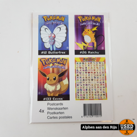 Pokemon kaarten - wenskaarten Origineel Nintendo 1998 - 150 pokemon kaart