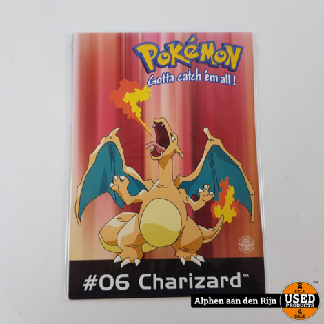Pokemon kaarten - wenskaarten Origineel Nintendo 1998 - Charizard