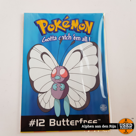 Pokemon kaarten - wenskaarten Origineel Nintendo 1998 - Butterfree