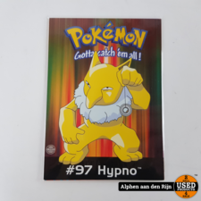 Pokemon kaarten - wenskaarten Origineel Nintendo 1998 - Hypno