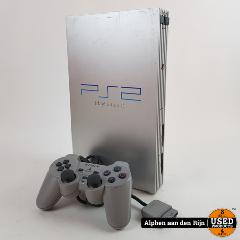 Playstation 2 Phat zilver + controller