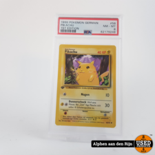 Pikachu 1st edition 58/102 Base set PSA 8 duits