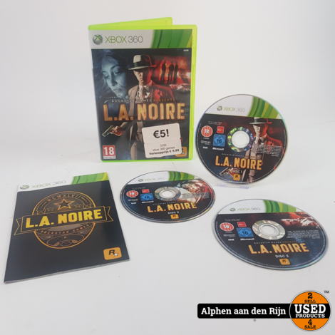 WEG LA Noire xbox 360