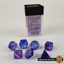 Mini polydice nebula 7 dice set