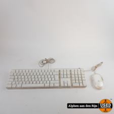 Apple Wired Keyboard + Mighty mouse