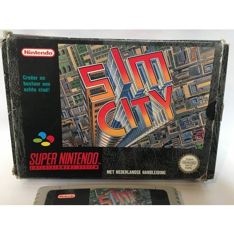 Super Nintendo Sim City SNES incl. Doosje