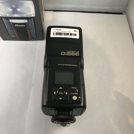 Nissin Di866 Mark II PROFESSIONAL Flitser voor Nikon