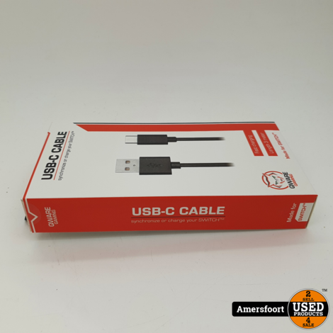 Qware USB-C Kabel 3 meter | Voor Nintendo Switch