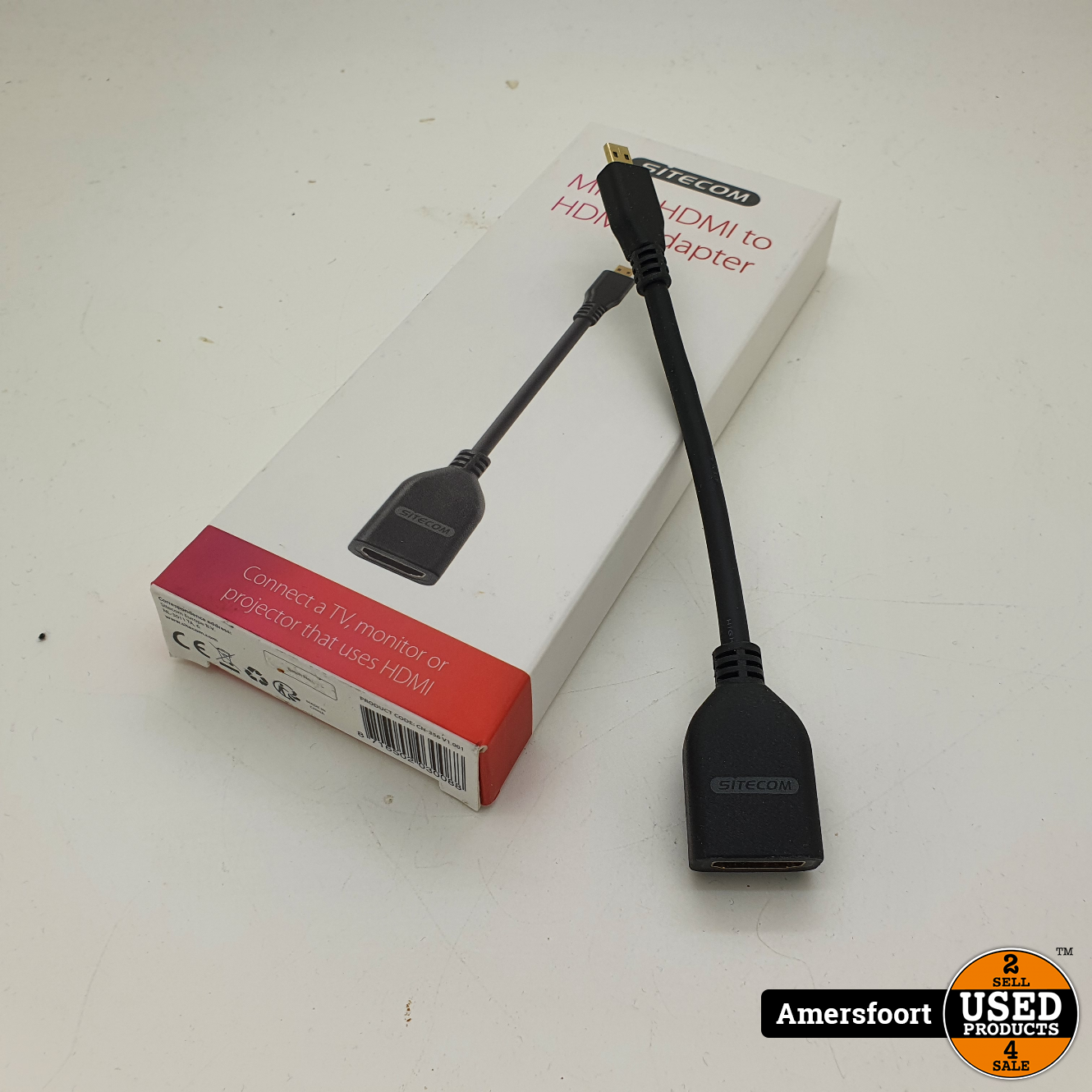 Onze onderneming Madison gordijn Sitecom Micro-HDMI to HDMI Adapter | CN-356 - Used Products Amersfoort
