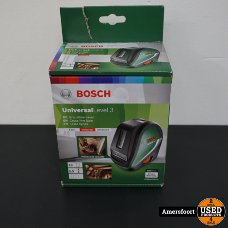Bosch Universal Level 3 Kruislijn Laser | Nieuw