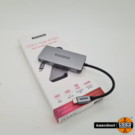 Sitecom USB-C Adapter | 3x USB-C 10Gbps 100W | CN-386 v1