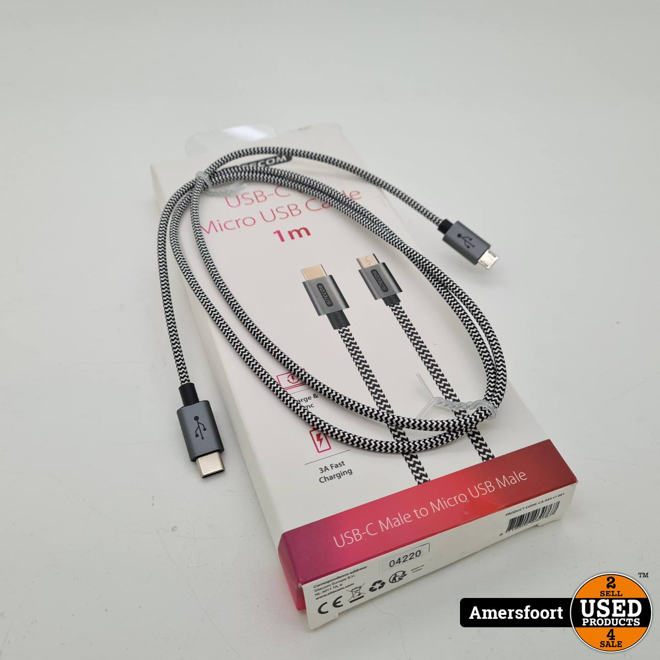 Met andere woorden auteur Leraren dag Sitecom USB-C naar Micro USB Kabel 1m | CA-034 v1 - Used Products Amersfoort
