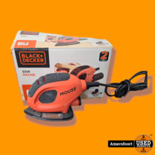 Black &amp; Decker Mouse 55 Watt Handpalm Schuurmachine