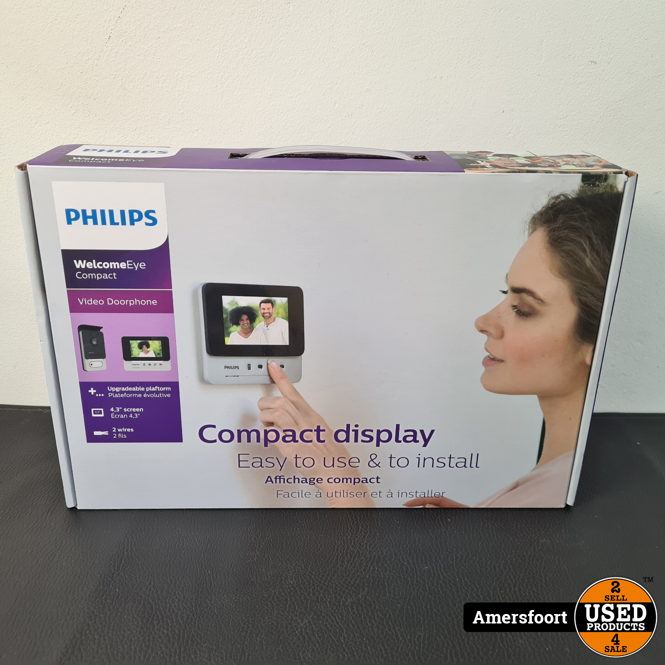 Scully Stroomopwaarts ademen Philips WelcomeEye Compact Video Deurbel | Intercom | Nieuw - Used Products  Amersfoort