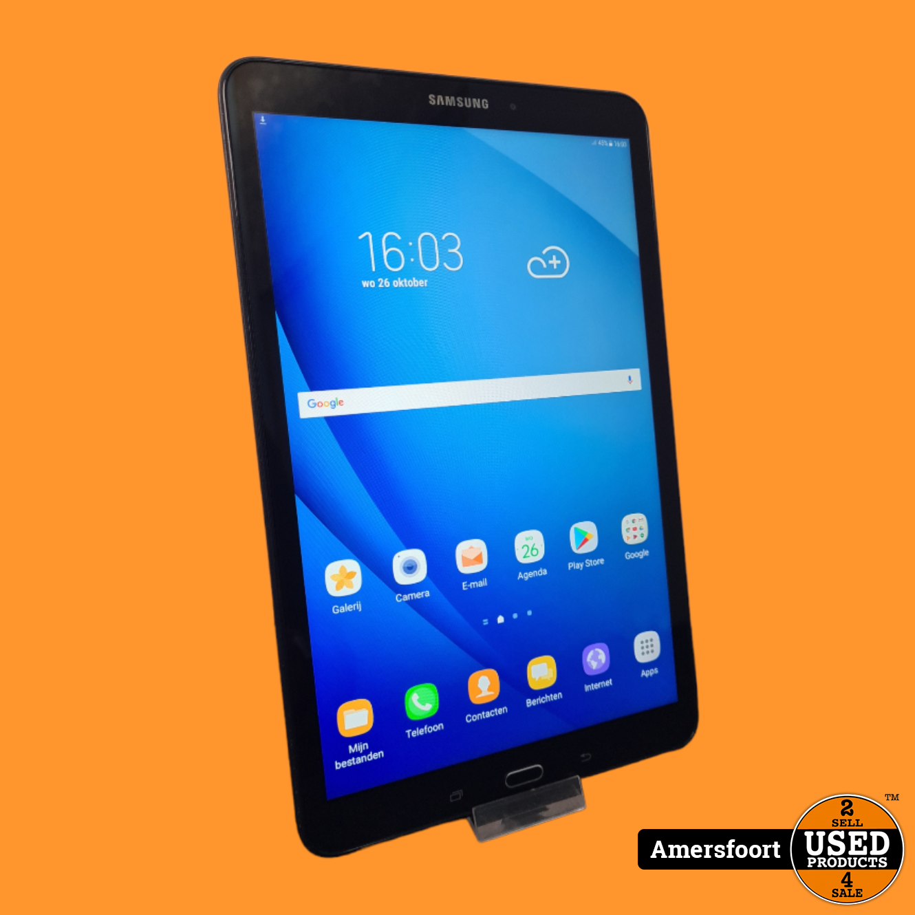 maandelijks Disco Per Samsung Galaxy Tab A 2016 16GB 10.1'' 4G Zwart - Used Products Amersfoort