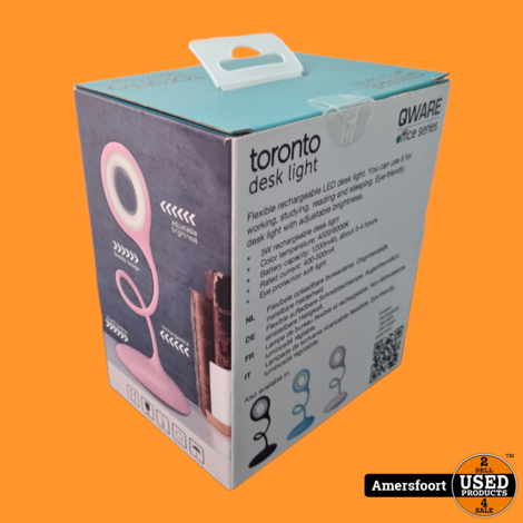 Qware Desk light Toronto | Roze