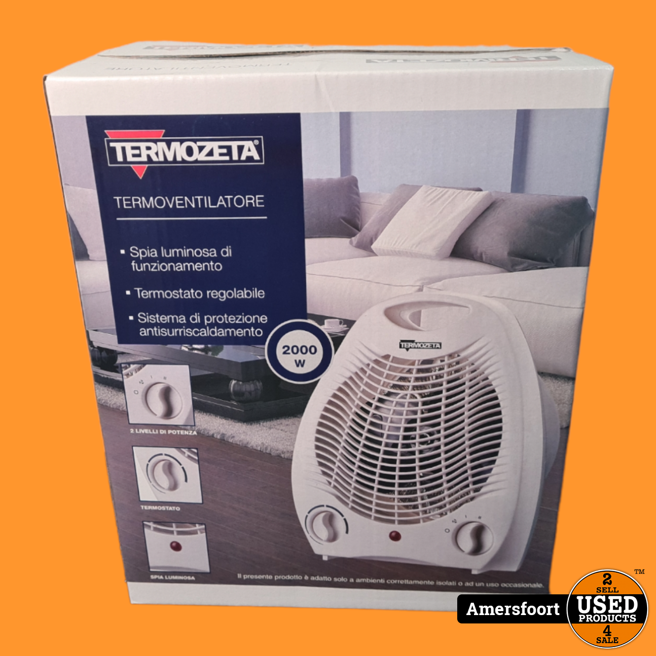 evenwicht spellen Bestaan Termozeta 2000Watt Ventilator | Verwarming - Used Products Amersfoort