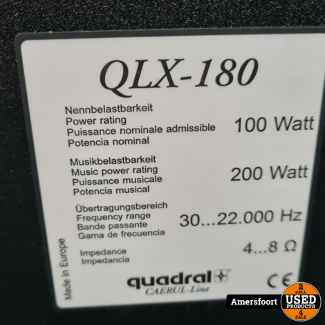 Quadral QLX-180 Speakerset