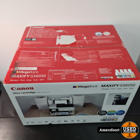 Canon Maxify GX6050 Mega Tank All- in One Printer | Nieuw