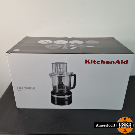 KitchenAid Onyx Zwart Foodprocessor 3.1L | Nieuw