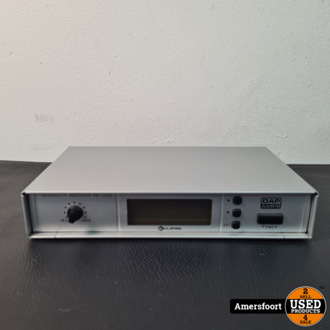 DAP ER-1193B Audio Diversity Receiver | DAP Audio EM-193 Draadloze Microfoon